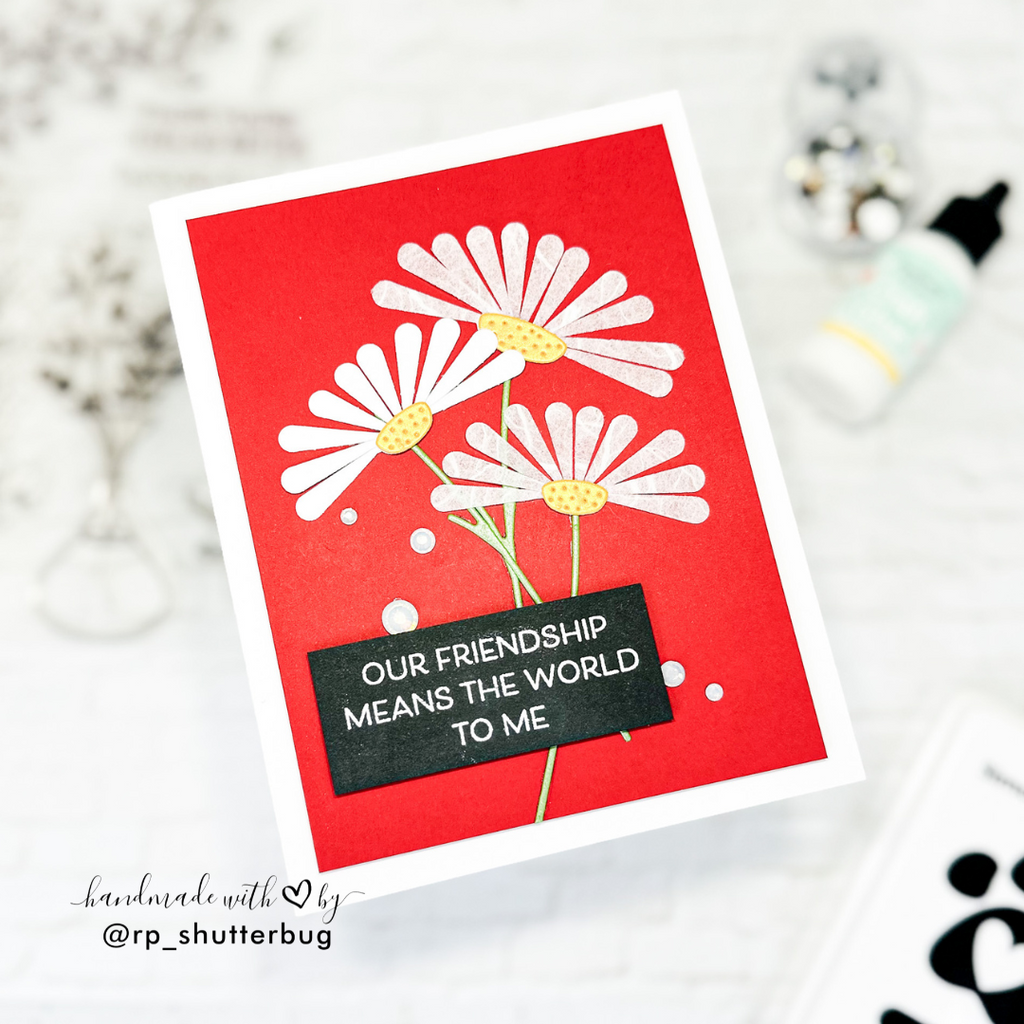 Simon Says Stamp Tilted Daisies Wafer Dies s1016 Friend Like You Friend Card | color-code:ALT01