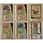 Tim Holtz Cling Rubber Stamps Botanic Collage cms447 flowers | color-code:ALT04