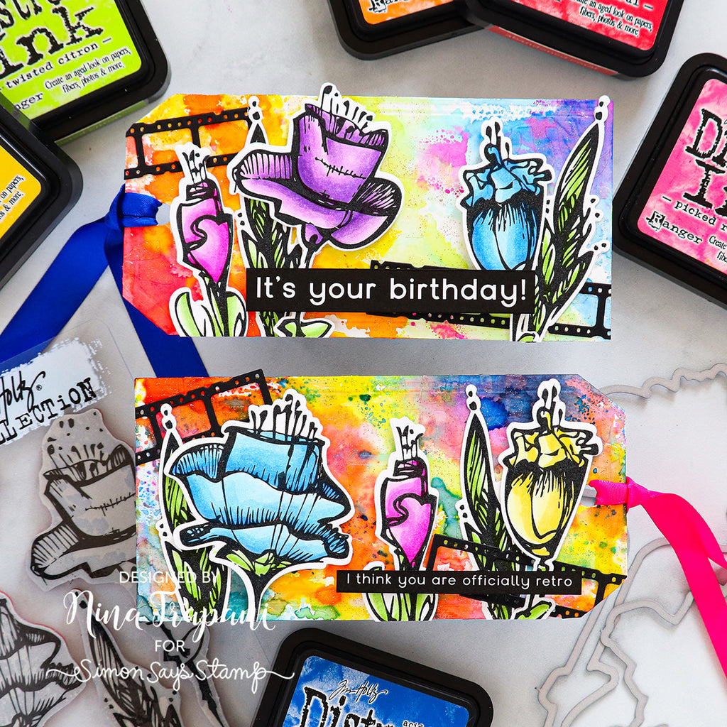 Tim Holtz Layering Stencil Cutout Shapes 2 ths177 birthday | color-code:ALT01
