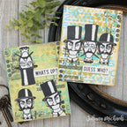 Tim Holtz Clear Stamps and Stencil Inquisitive, Arrows and Dotted Line thmm139