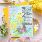 Tim Holtz 4.25 x 5.5 Distress Watercolor Cardstock Ranger TDA39549 Floral Mixed Media Card | color-code:ALT06