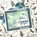 Tim Holtz 5 x 7 Brushed Silver Cardstock Ranger TAC65494 Textured Cardstock Project | color-code:ALT01