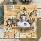 Tim Holtz Alcohol Ink Mushroom Ranger TIM22091 Intricate Panel Project | color-code:ALT02