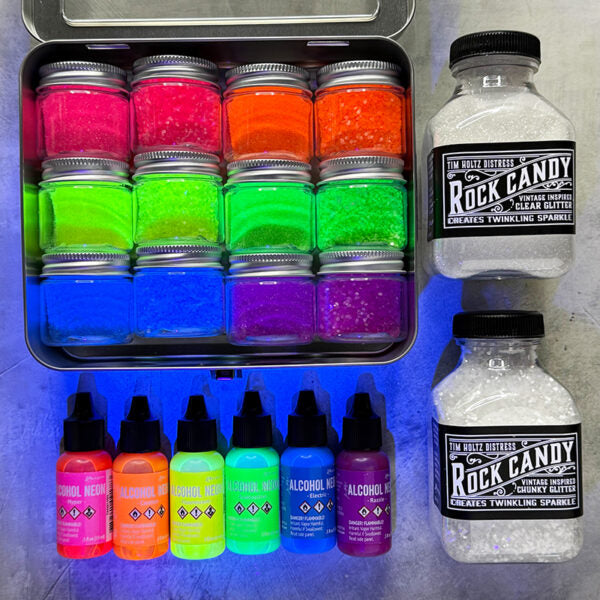 Tim Holtz Alcohol Neon Caution Ranger tan91813 Glow In The Dark | color-code:ALT12