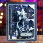 Tim Holtz Clear Stamps and Stencil Examination, Crossbones and Crossed thmm129 skeleton