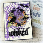 Tim Holtz Cling Rubber Stamp BUBBLES With Gridblock CMS449 wicked | color-code:ALT01