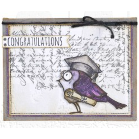 Tim Holtz Cling Rubber Stamps Crazy Things cms237