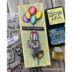 Tim Holtz Cling Rubber Stamps Crazy Things cms237 present | color-code:ALT02
