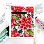 Tim Holtz Distress 12 Spritz Bundle 3 Season's Greetings Card