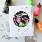 Tim Holtz Distress 8.5 x 11 Watercolor Cardstock Ranger TDA53927 Bold Miss You Card | color-code:ALT11