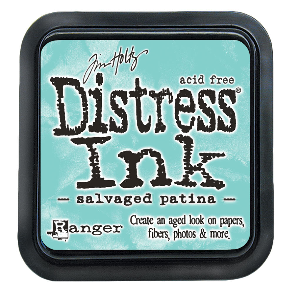 Tim Holtz Distress Ink Pad Salvaged Patina Ranger tim72737