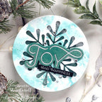 Tim Holtz Distress Merry Mint Mica Stain Ranger tsh87335 Snowflake Ornament Card | color-code:ALT05