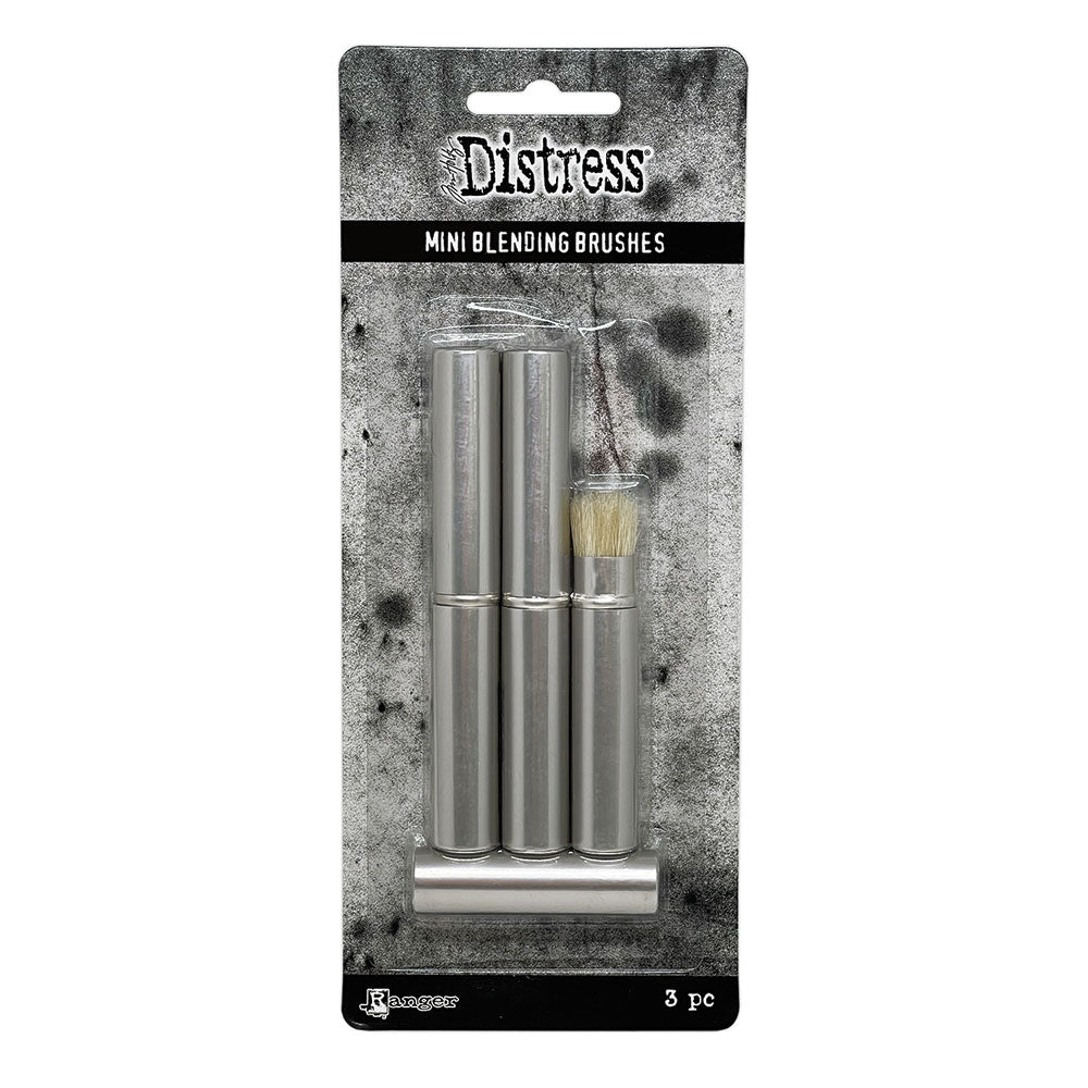 Tim Holtz Distress Mini Blending Brushes 3 Pack Ranger tda89858