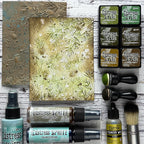 Tim Holtz Distress Mini Ink Pad Peeled Paint Ranger TDP40071 Evergreen Holiday Backgrounds | color-code:ALT842