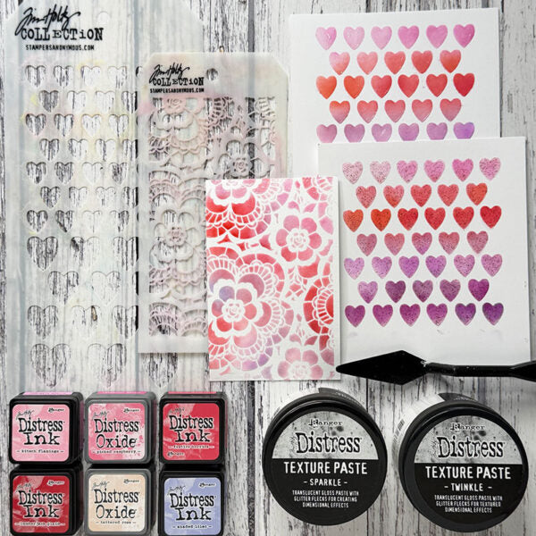 Tim Holtz Distress Mini Oxide Ink Pad Picked Raspberry tdi91141 Valentine Ideas | color-code:ALT02