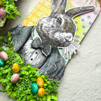 Tim Holtz Distress Oxide Ink Pad Spiced Marmalade Ranger TDO56225 Mr. Rabbit Card | color-code:ALT991