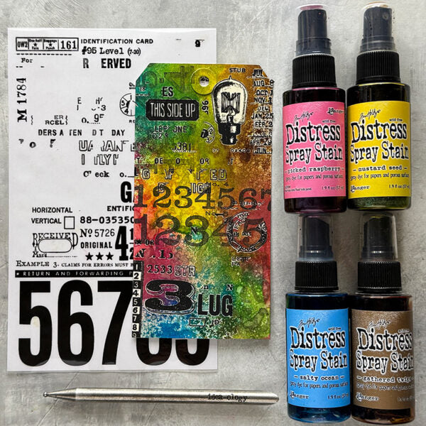 Tim Holtz Distress Spray Stain Salty Ocean Ranger TSS42457 Vibrant Tags | color-code:ALT02