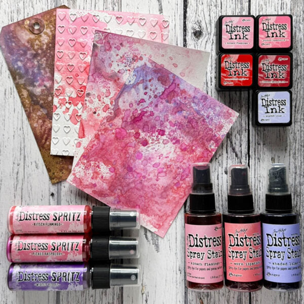 Tim Holtz Distress Spray Stain Shaded Lilac Ranger TSS42495 Valentine Ideas | color-code:ALT03