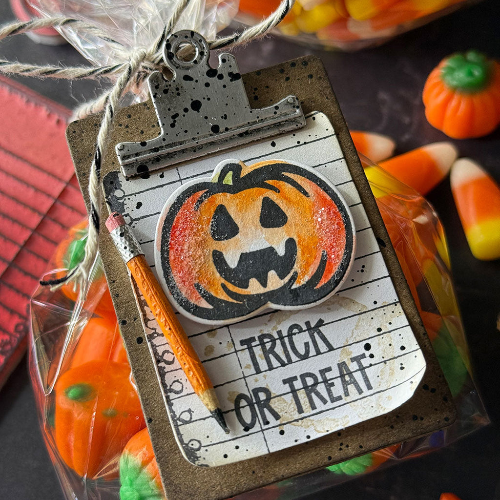 Tim Holtz Distress Watercolor Pencils Set 1 Ranger tdh76308 Halloween Treat Bags | color-code:ALT0992