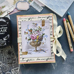 Tim Holtz Flip Top Distress Paint Picket Fence Ranger TDF53170 Vintage Floral Journal | color-code:ALT9996