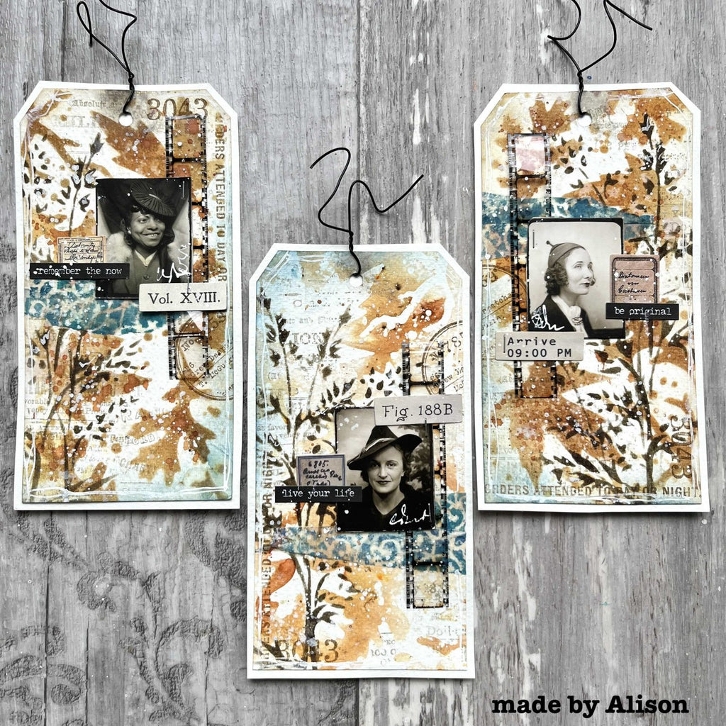 Tim Holtz Layering Stencil Autumn ths060 ladies | color-code:ALT01