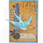 Tim Holtz Layering Stencil CROCODILE ths022 bird
