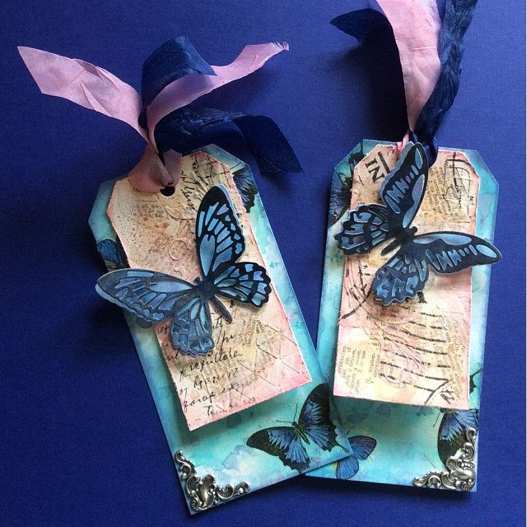 Tim Holtz Layering Stencil DIAMONDS THS081 butterflies