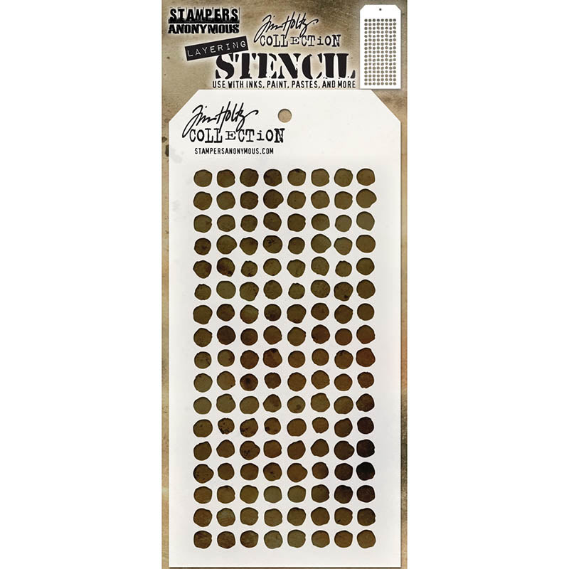 Tim Holtz Layering Stencil DOTTED THS100