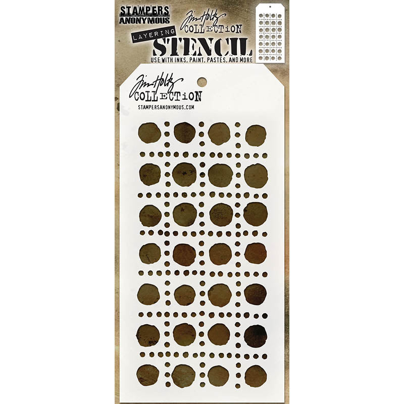 Tim Holtz Layering Stencil Dotted Line ths155