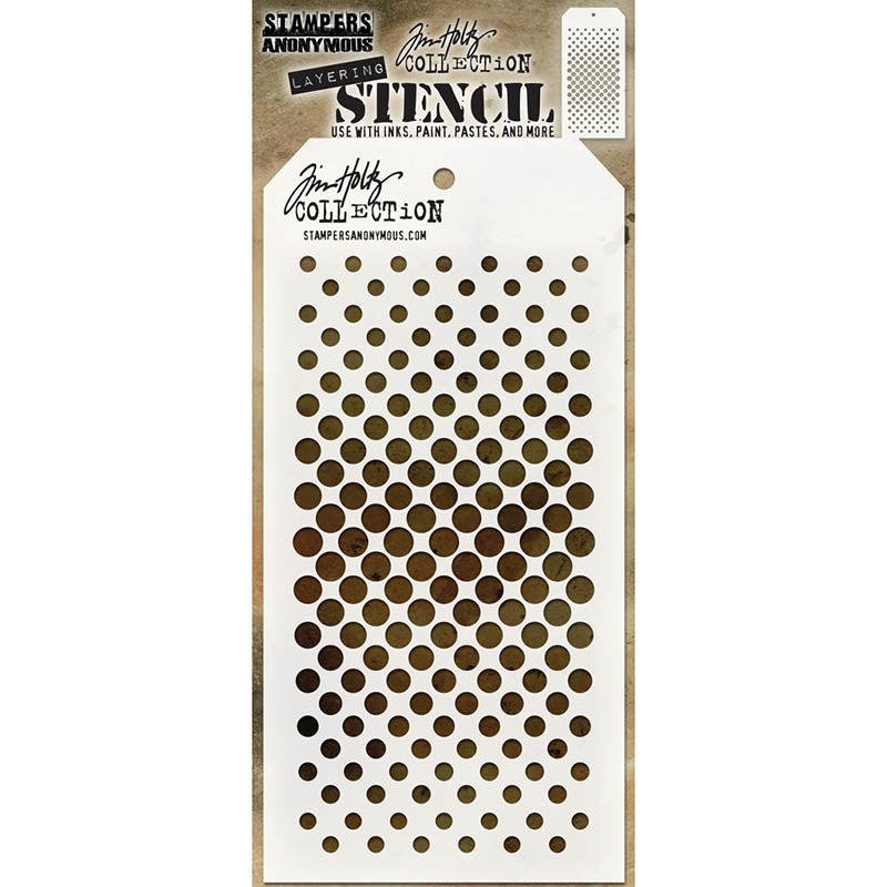 Tim Holtz Layering Stencil GRADIENT DOT THS118