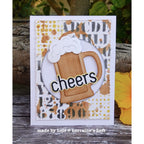 Tim Holtz Layering Stencil HALFTONE THS144 cheers | color-code:ALT01