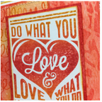 Tim Holtz Layering Stencil HEARTSTRUCK THS073 love