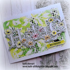 Tim Holtz Layering Stencil Halftone ths144 hello my friend card | color-code:ALT02