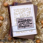 Tim Holtz Layering Stencil Heartstruck ths073 courage
