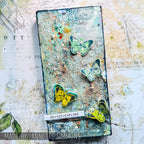 Tim Holtz Layering Stencil Honeycomb ths005 butterflies