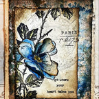 Tim Holtz Layering Stencil LEAFY THS078 flower