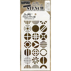 Tim Holtz Layering Stencil PATCHWORK CIRCLE THS124