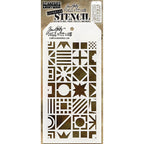 Tim Holtz Layering Stencil PATCHWORK CUBE THS123