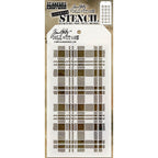 Tim Holtz Layering Stencil PLAID THS097