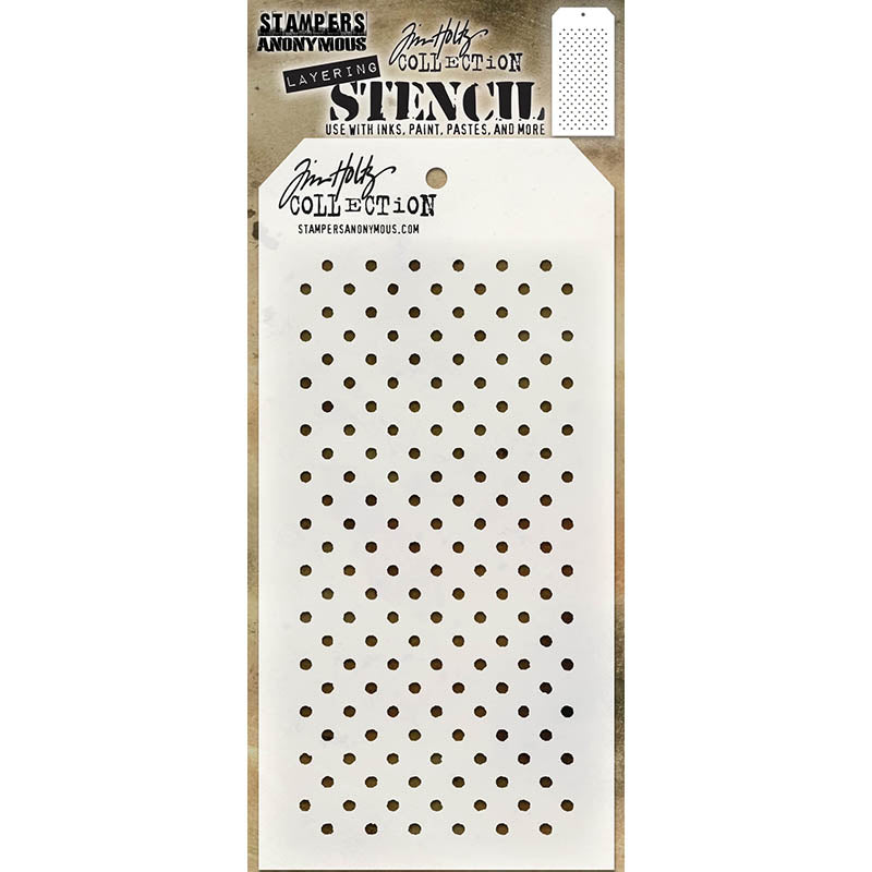 Tim Holtz Layering Stencil Polkadot ths068