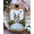 Tim Holtz Layering Stencil Polkadot ths068 bunny