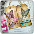 Tim Holtz Layering Stencil RINGER THS056 butterflies