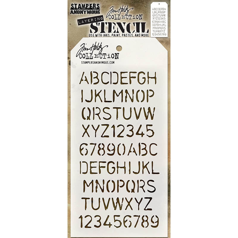 Tim Holtz Layering Stencil SCHOOLHOUSE THS011