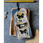 Tim Holtz Layering Stencil SCRIPT THS149 wings | color-code:ALT01