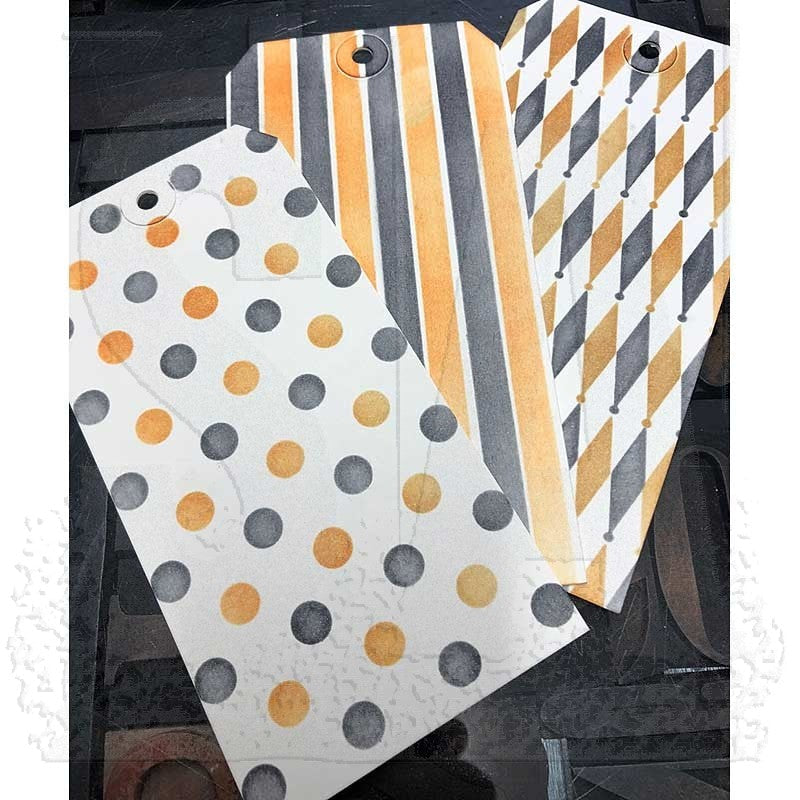 Tim Holtz Layering Stencil SHIFTER STRIPES THS108
