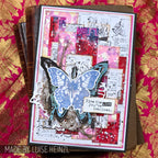 Tim Holtz Layering Stencil Scribbles ths036 butterflies