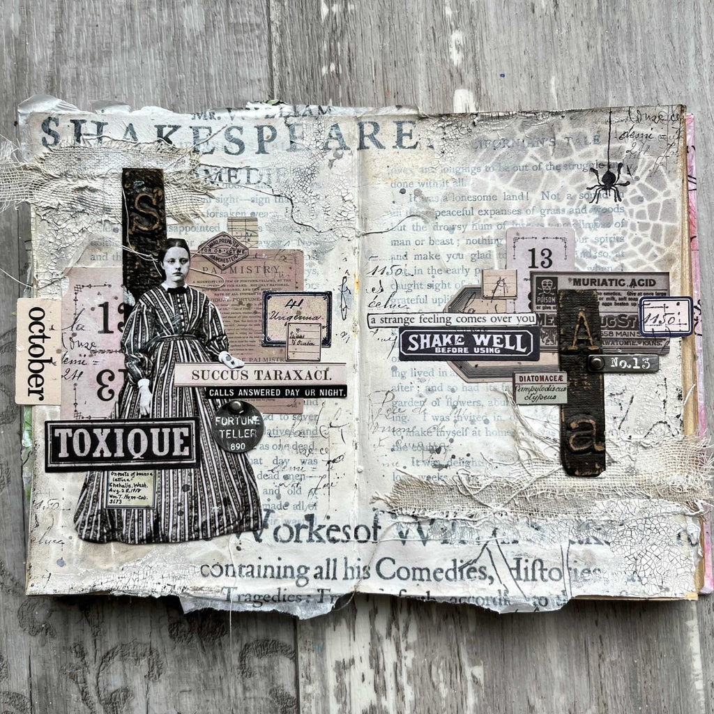 Tim Holtz Layering Stencil Shatter ths014 scary | color-code:ALT01