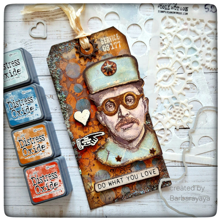 Tim Holtz Layering Stencil Spots ths180 goggles | color-code:ALT05