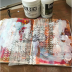 Tim Holtz Layering Stencil  TRACKS THS044 journal
