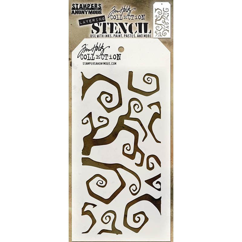 Tim Holtz Layering Stencil TWISTED THS065